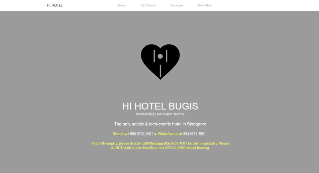 Hi Hotel سنغافورة المظهر الخارجي الصورة
